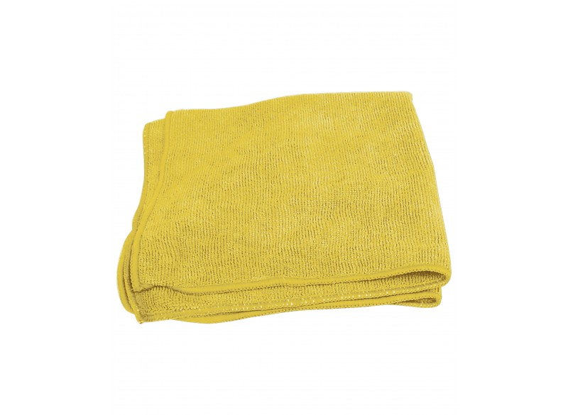 Multi-Purpose Microfiber Cloth 300 GSM - 16'' x 16'' (40.6 cm x 40.6 cm) - Yellow