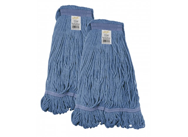 String Mop Replacement Head - Synthetic Washing Mops - 16 oz (554 g) - Blue - Pack of 2