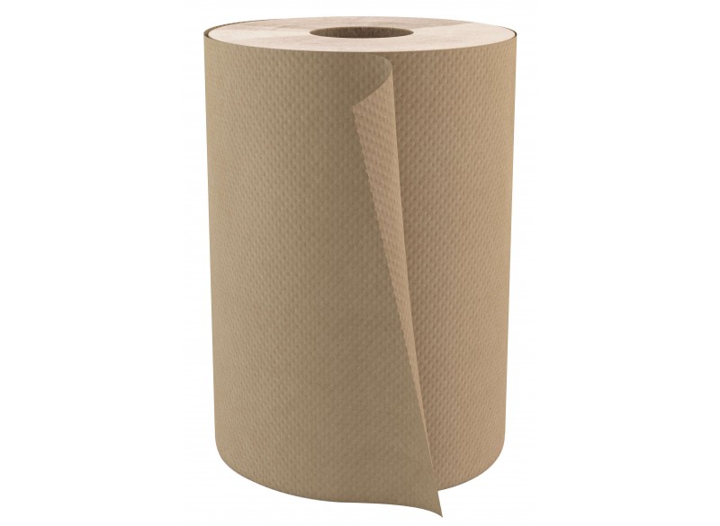 Paper Hand Towel - 7.8" (19.8 cm) Width - Roll of 350' (106.6 m) - Box of 12 Rolls - Brown - Cascades Pro H235