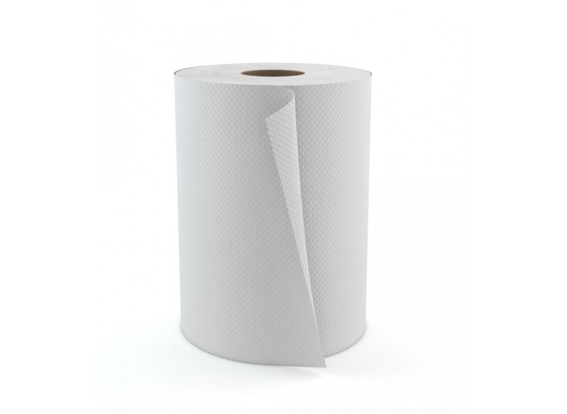 Papier essuie-mains - largeur de 7,8" (19,8 cm) - Rouleau de 425' (129,5 m) - boîte de 12 rouleaux - blanc - Cascades Pro H040