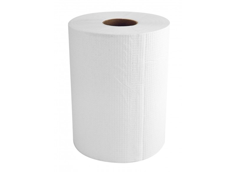 Hand Paper Towel - Roll of 425' (129,5 m) - Box of 12 Rolls - White - SUN425W