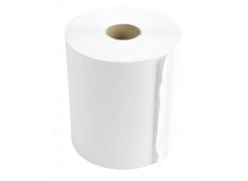 Paper Hand Towel - Roll of 600' (182.8 m) - Box of 12 Rolls - White - ABP ABD6002