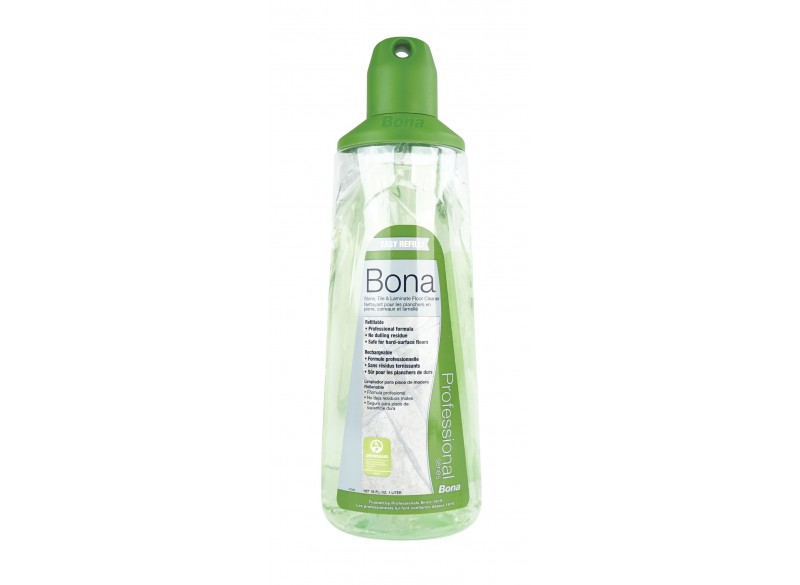 Bouteille de rechange pour vadrouille Bona - pour plancher de pierre, carreau et stratifié - 34 oz (1 L) - Bona SJ364CS