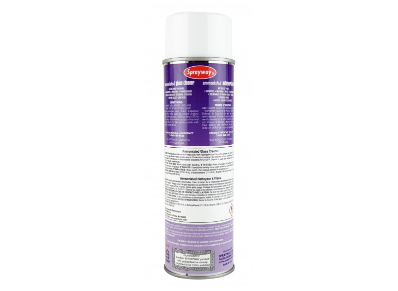 Nettoyant à vitres ammonié de Sprayway - 1 lb, 3oz (539g) - SW-043