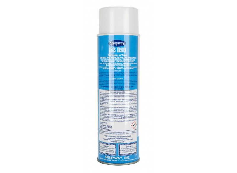 Nettoyant moussant pour vitres en aérosol - 19 oz (539 g) - Sprayway 50C/50W