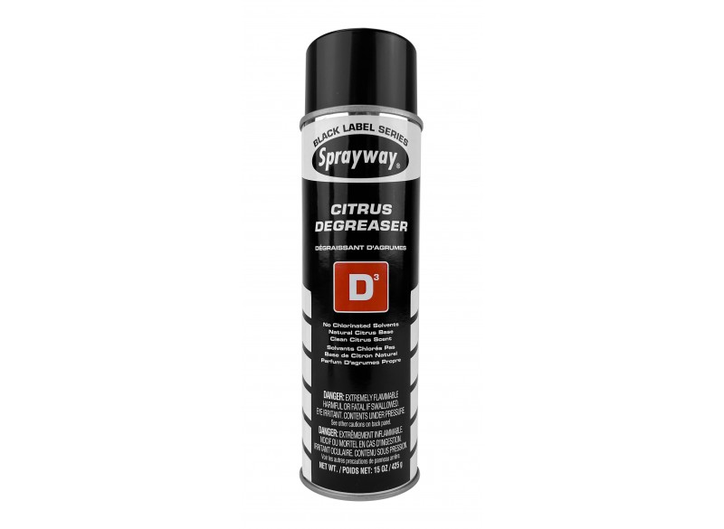 Citrus Degreaser D3 - No Chlorinated Solvents - Sprayway - 15 oz (425 g)