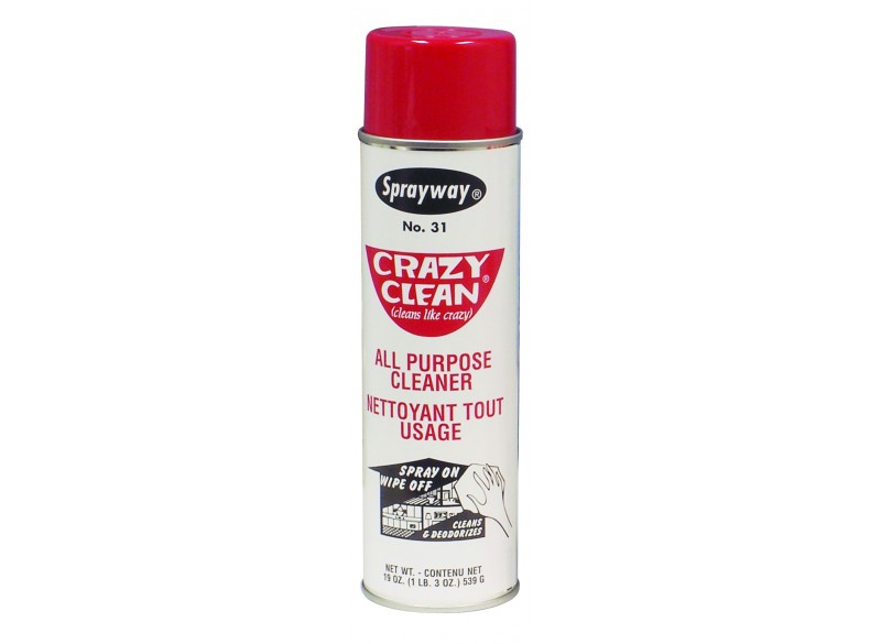 Nettoyant et désodorisant tout usage Crazy Clean - 3 oz (539 g) - Sprayway 31C/31W