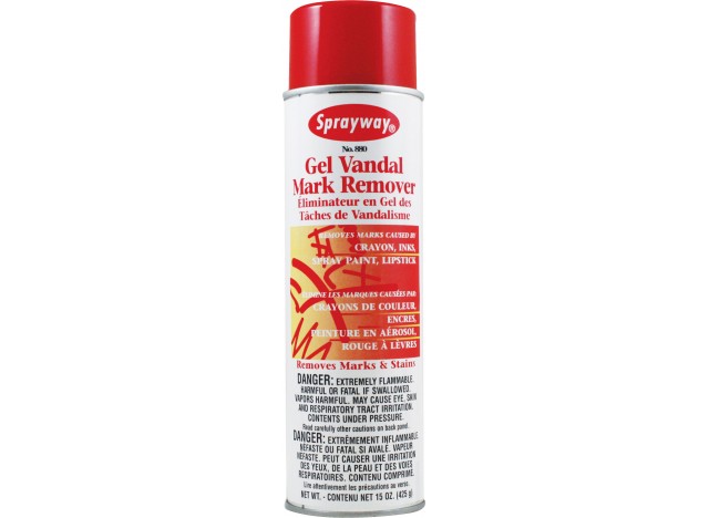 Gel Vandal Mark Remover - 15 oz (425 g) - Sprayway - Claire 880W