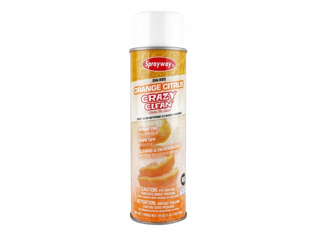 Cleaner Crazy Clean by Sprayway - 19 oz (539 g) - orange citrus - SW-985