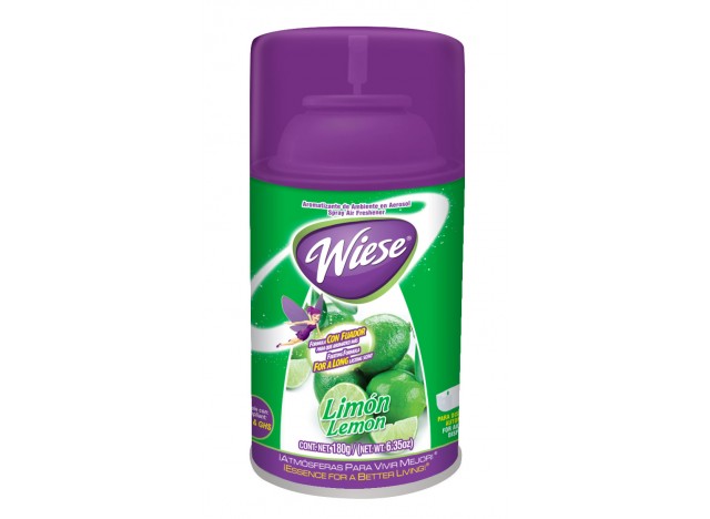 Metered Air Freshener - Lemon Scent - 6.2 oz (180 ml) - Wiese NAEDC06