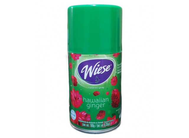 Recharge de distributeur de parfum en aérosol dosé - "Hawaiian Ginger" (Gingembre Hawaïen) - 180 g (6.35 oz) - Wiese NAEDC07