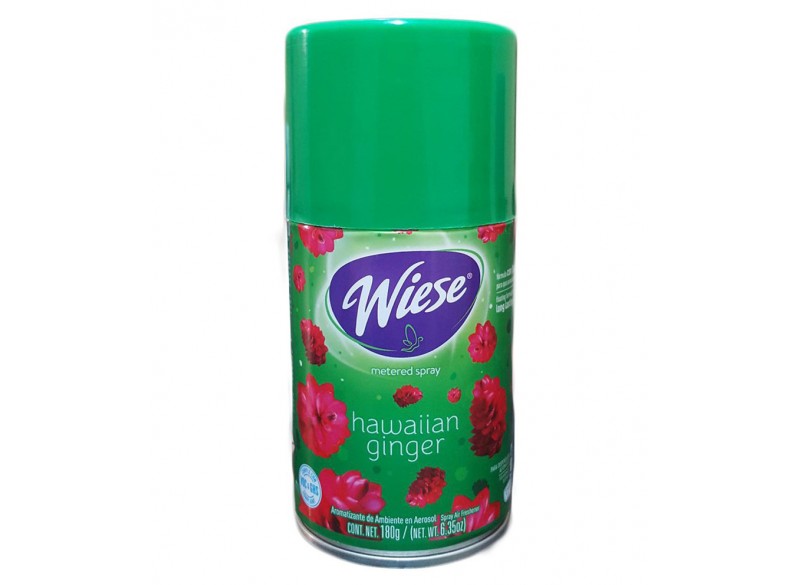 Metered Aerosol Fragrance Dispenser Refill - Hawaiian Ginger - 6.35 oz (180 g) - Wiese NAEDC07