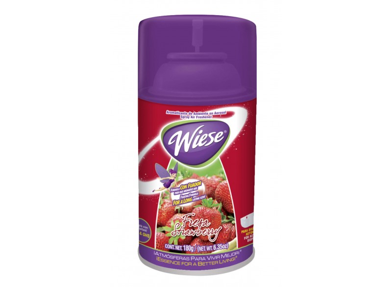 Metered Air Freshener - Strawberry Scent - 6.2 oz (180 ml) - Wiese NAEDC20