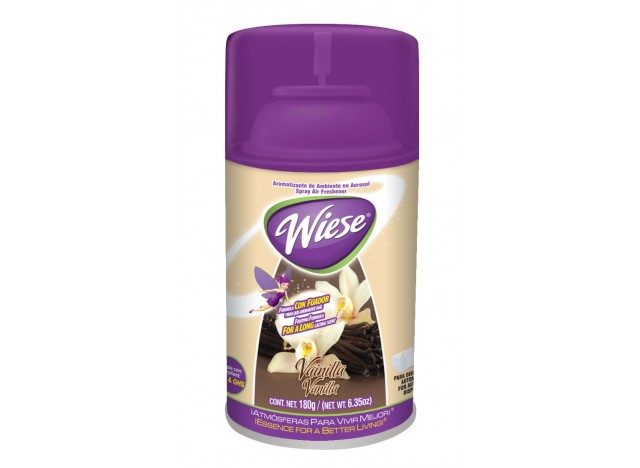 Metered Air Freshener - Vanilla Scent - 6.2 oz (180 ml) - Wiese NAEDC04