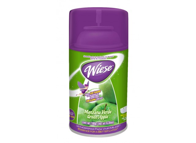 Metered Air Freshener - Green Apple Scent - 6.2 oz (180 ml) - Wiese NAEDC25