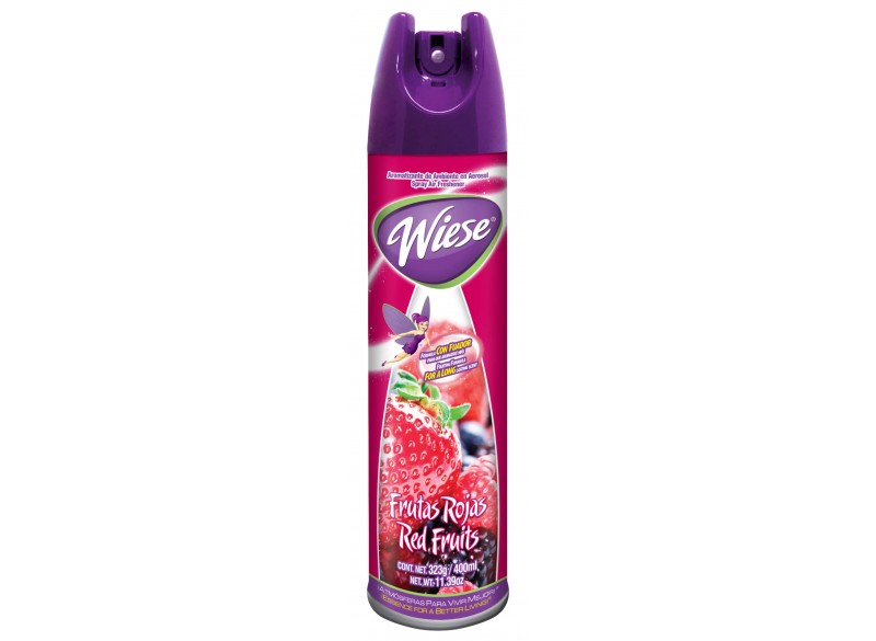 Déodorisant en aérosol - parfum fruits rouge - 400 ml  (14 oz) - Wiese NAEHO03