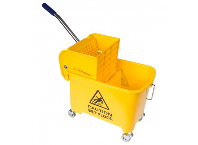 Side Press Wringer Bucket Combo - 5 gal (21 L) - Yellow - Demo