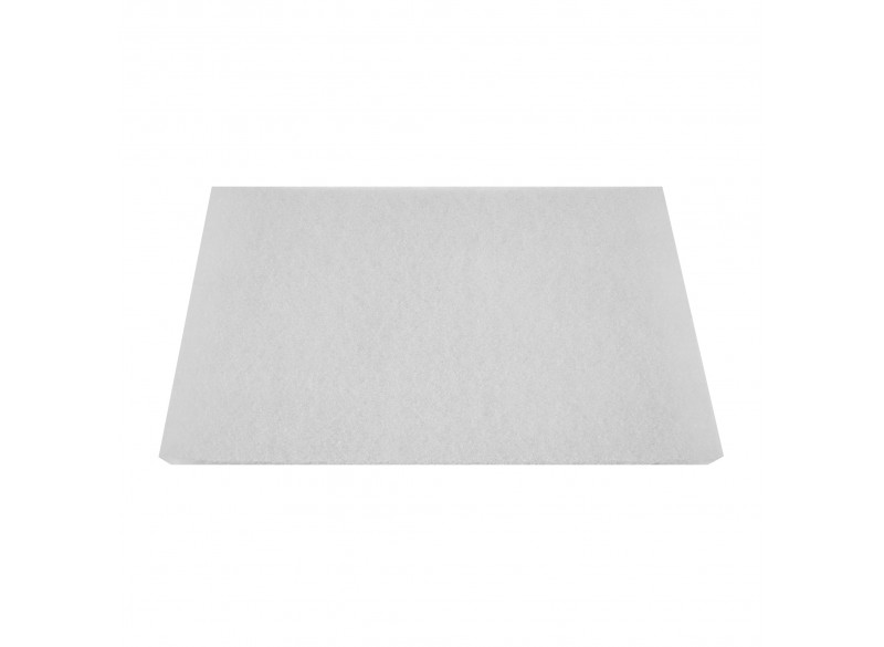 Light Duty Scouring Pad - 9'' X 6'' X 0.7'' (22.8 cm x 15.2 cm x 1.7 cm) - White