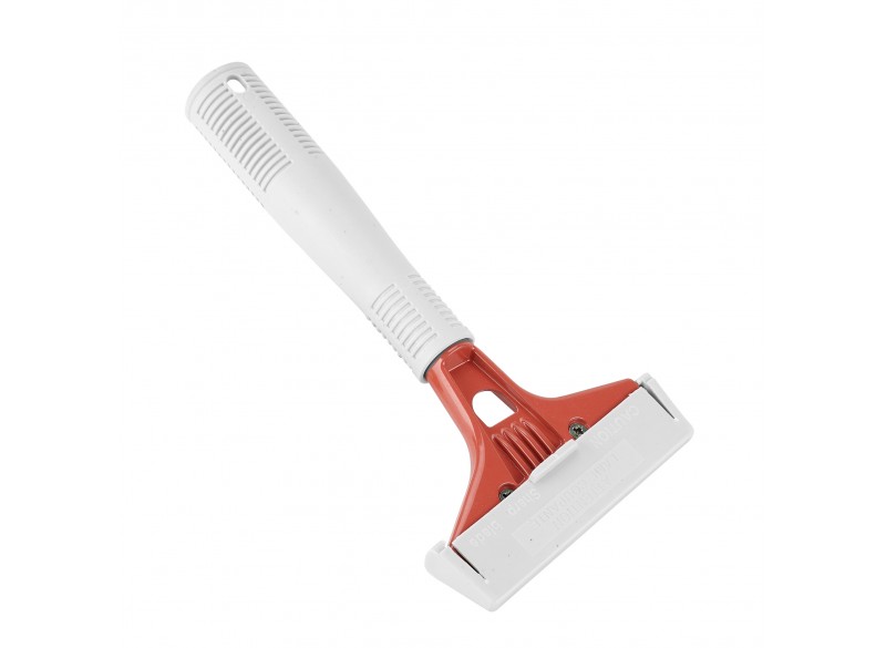 Grattoir commercial pour vitres et planchers - largeur de 4" (10,16 cm) - rouge