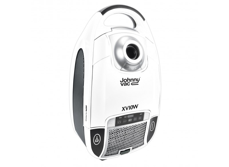 XV10W Canister Vaccum - with Brush for Carpets and Floors - 1300W - 11 Amps - White and Black